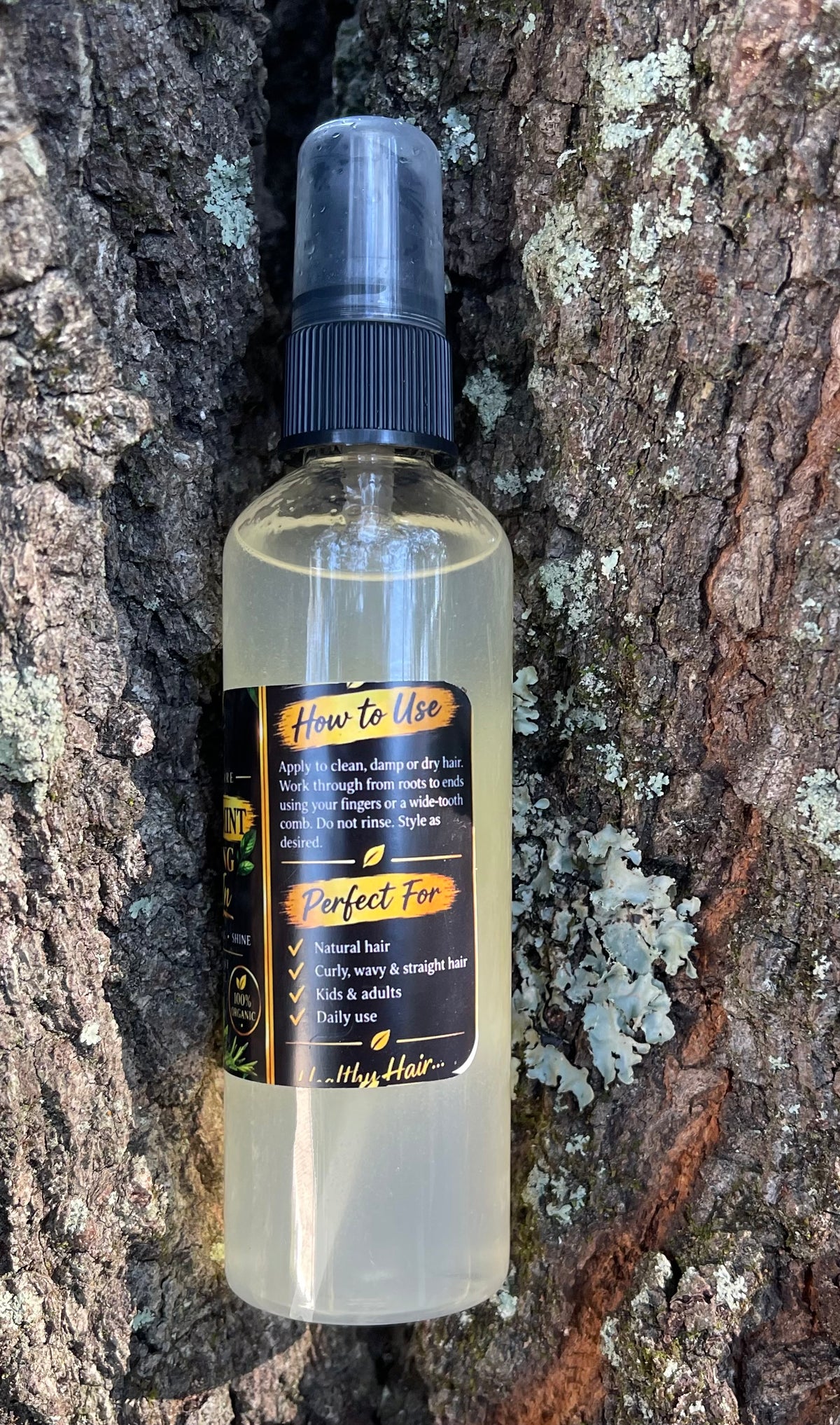 KiaJ Rosemary & Mint Detangling Leave-In