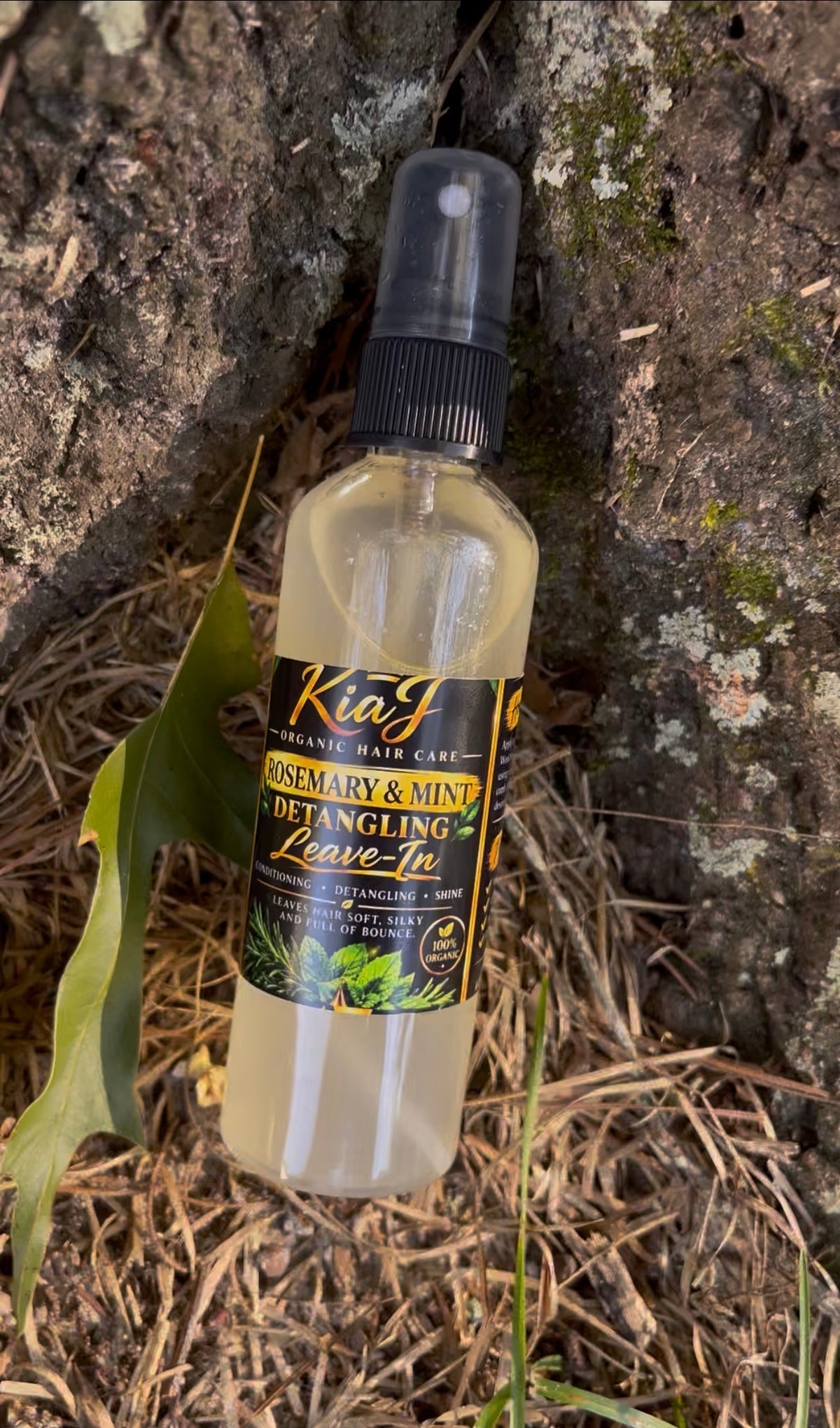 KiaJ Rosemary & Mint Detangling Leave-In